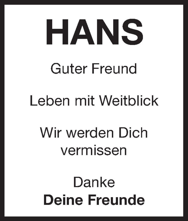  Traueranzeige für Hans Windisch vom 18.01.2019 aus Gesamtausgabe Nürnberger Nachrichten/ Nürnberger Ztg.